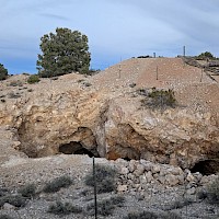 Historic Adits at Lone Mountain